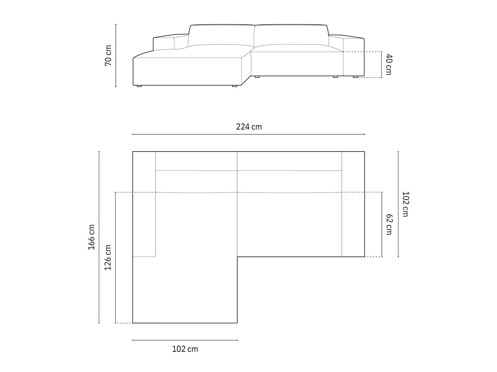 Stūra dīvāns Lomcalu 101 (Megan 363)
