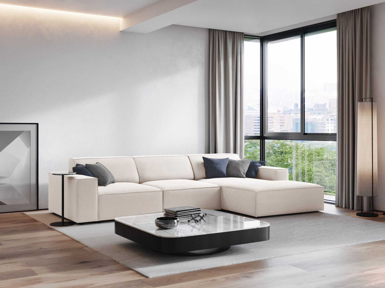 Stūra dīvāns Lomcalu 102 (Megan 351)