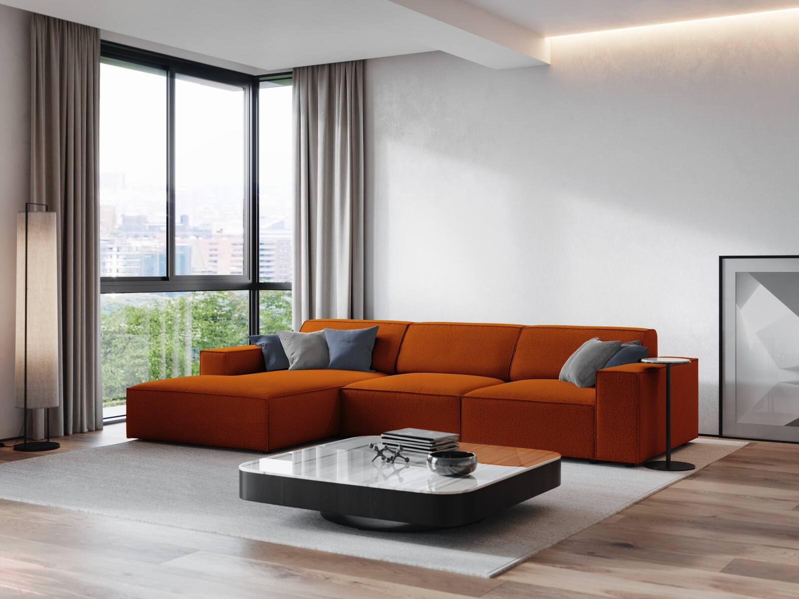 Stūra dīvāns Lomcalu 102 (Megan 357)