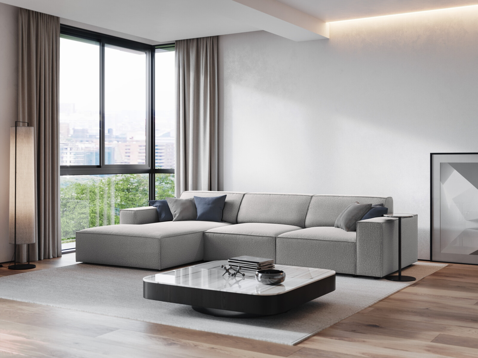 Stūra dīvāns Lomcalu 102 (Megan 363)