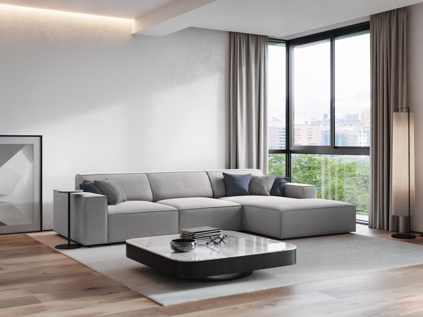 Stūra dīvāns Lomcalu 102 (Megan 363)