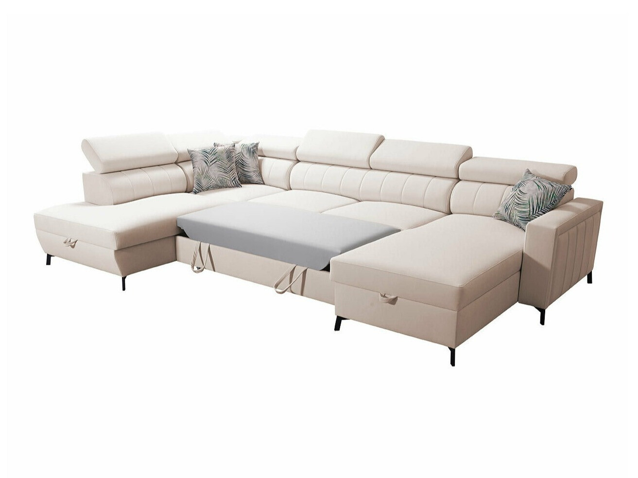 Stūra dīvāns Sarasota 158 (Mono 242 + Botanical 36)