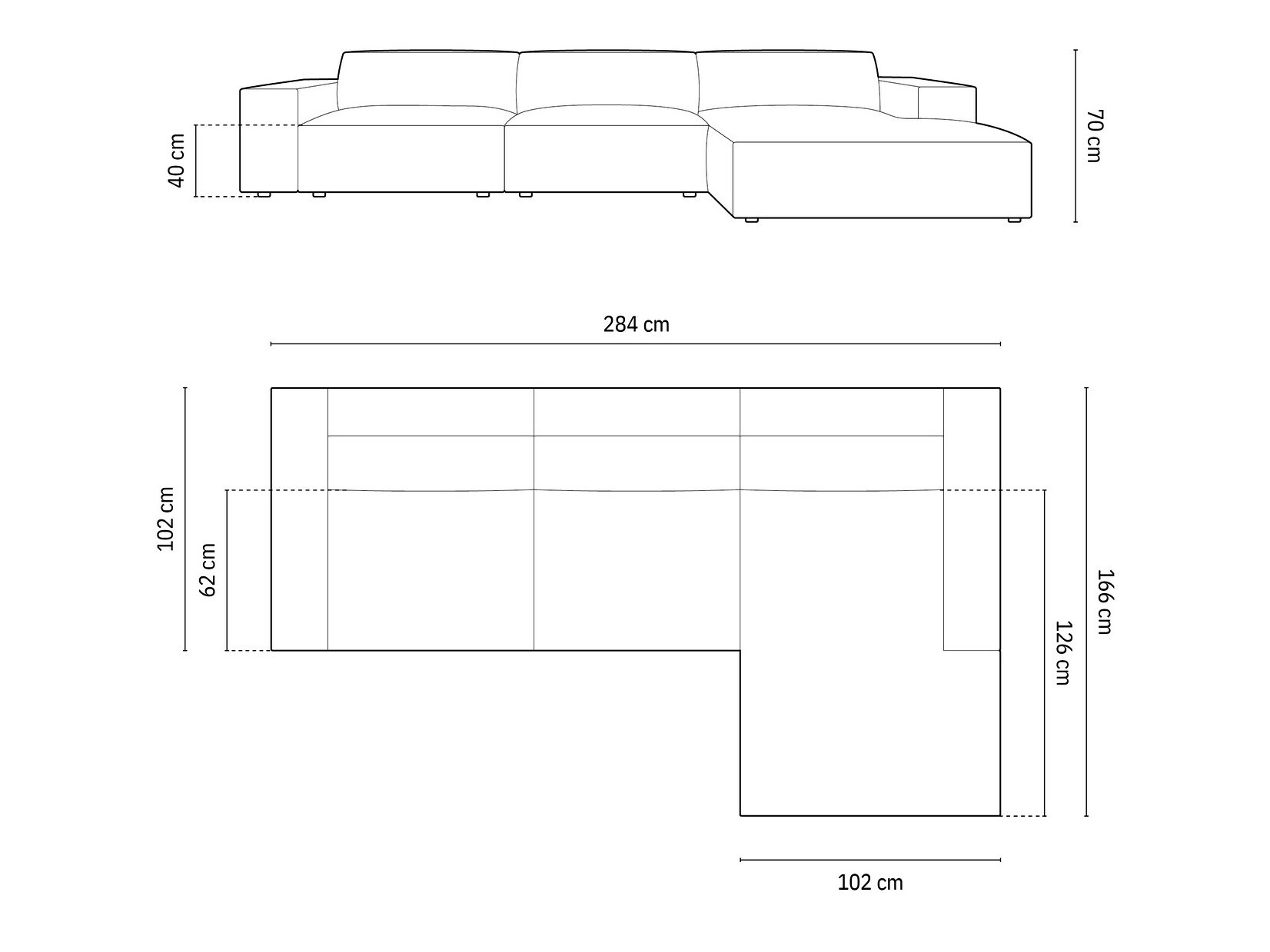 Угловой диван Lomcalu 102 (Bluvel 14)