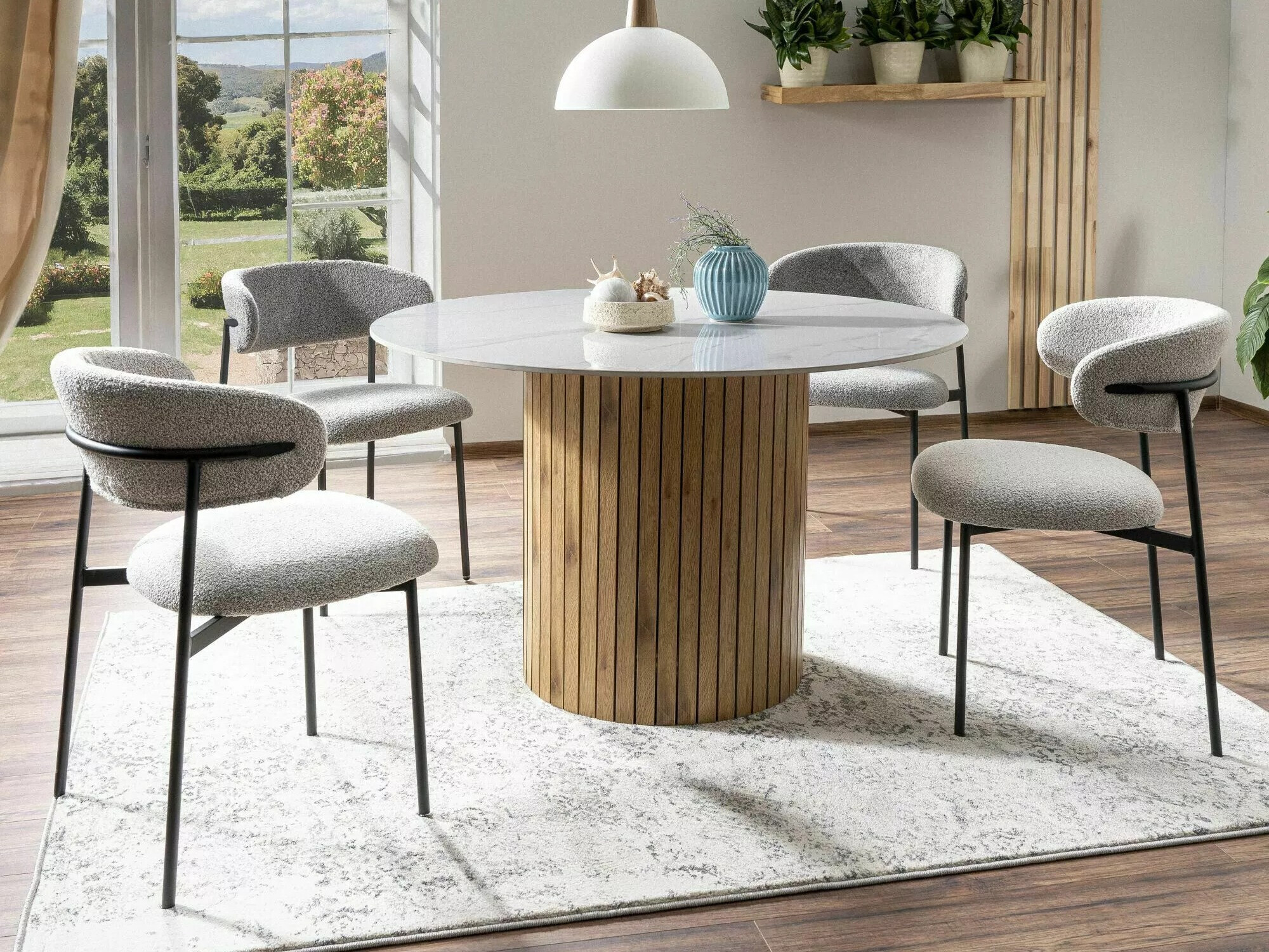 Стул Detroit 802 (Серый + Чёрный)