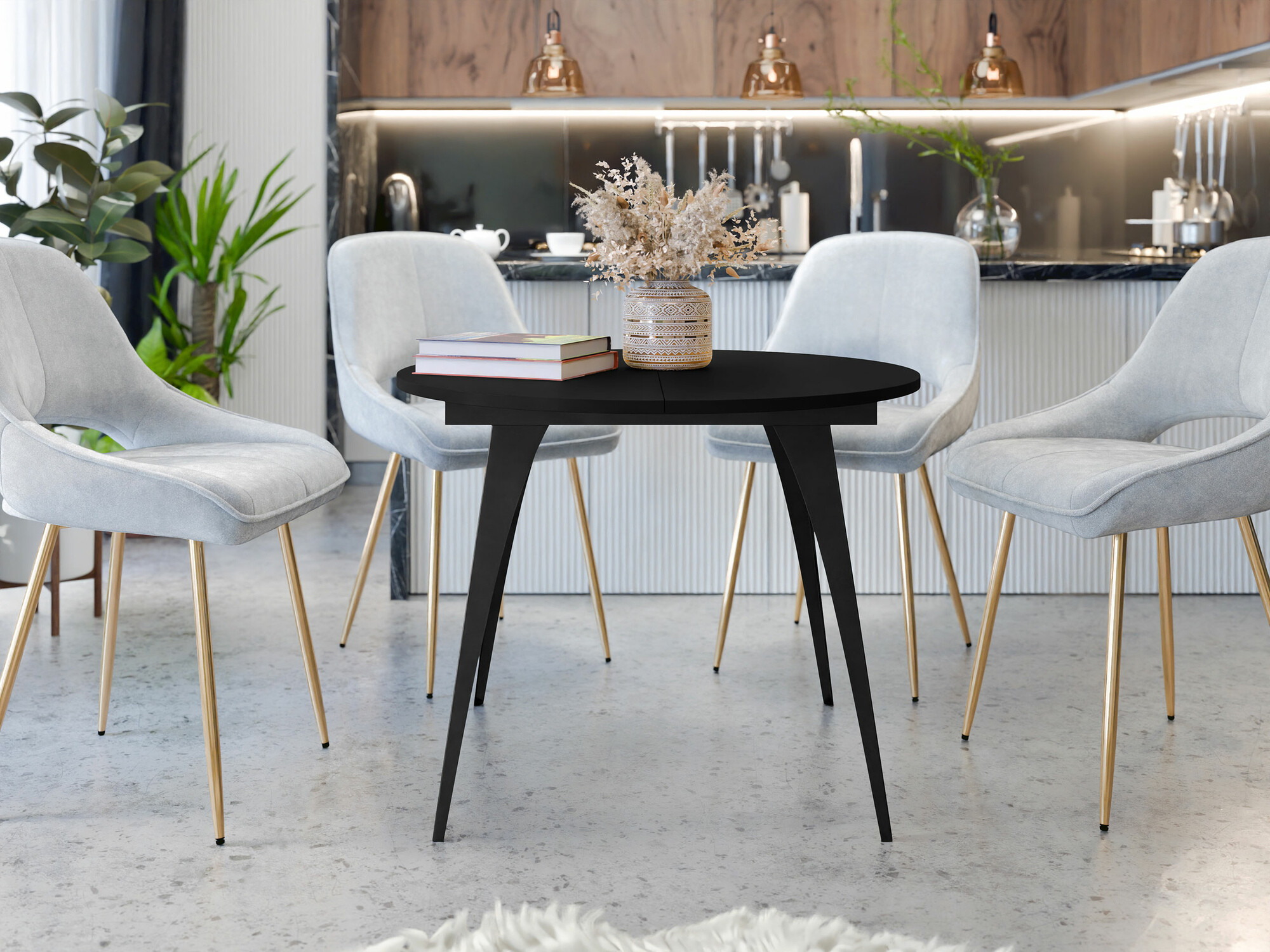 Cтол Oswego 132 (Чёрный)