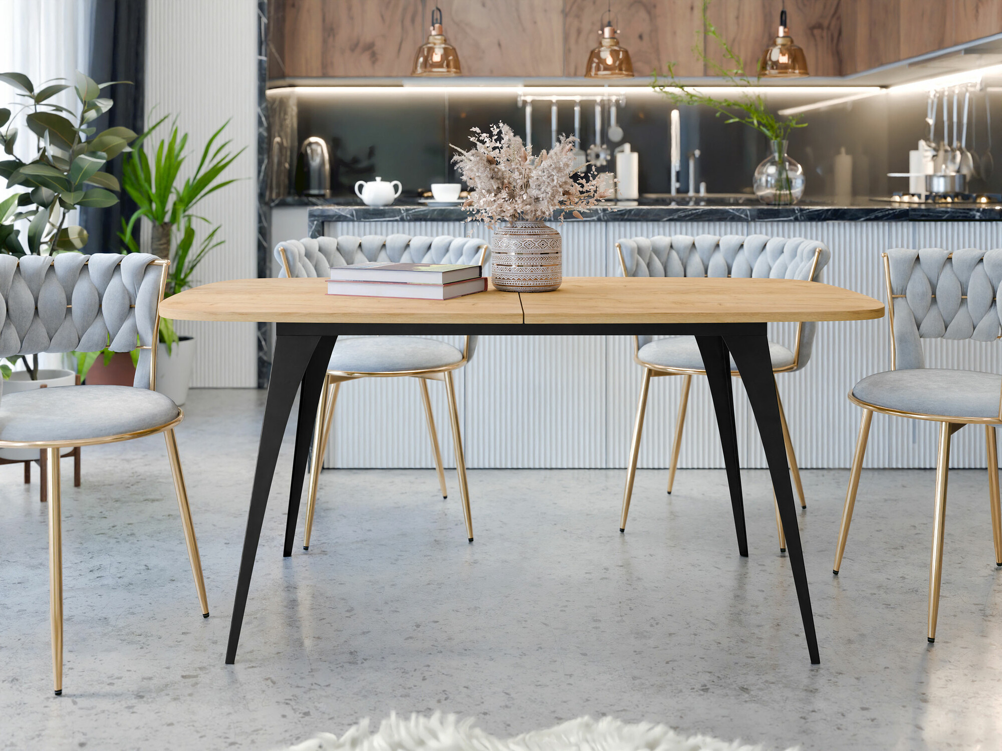 Galds Oswego 131 (Amatniecības zelta ozols)