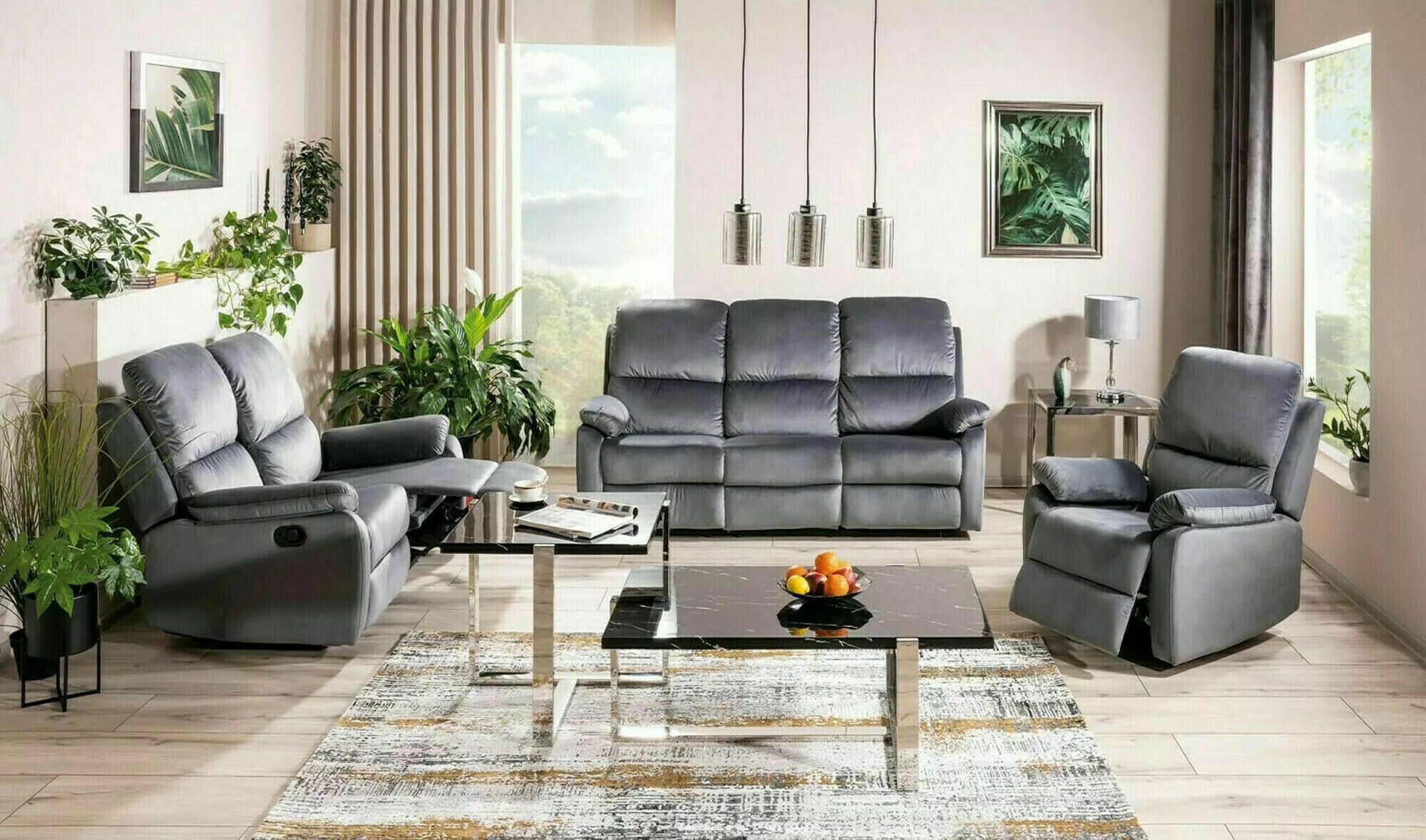 Кресло реглайнер Detroit 553