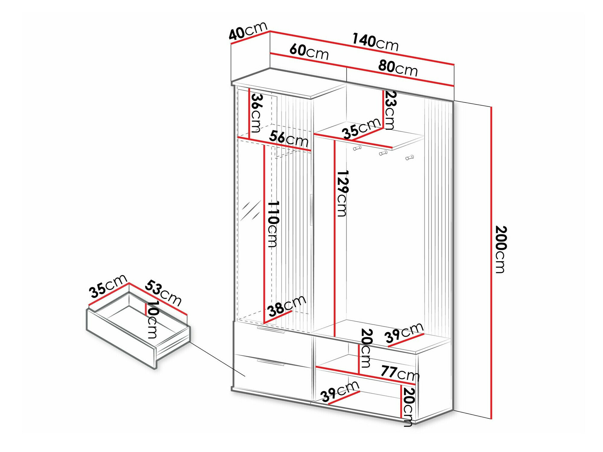 Priekšnama komplekts Honolulu 238