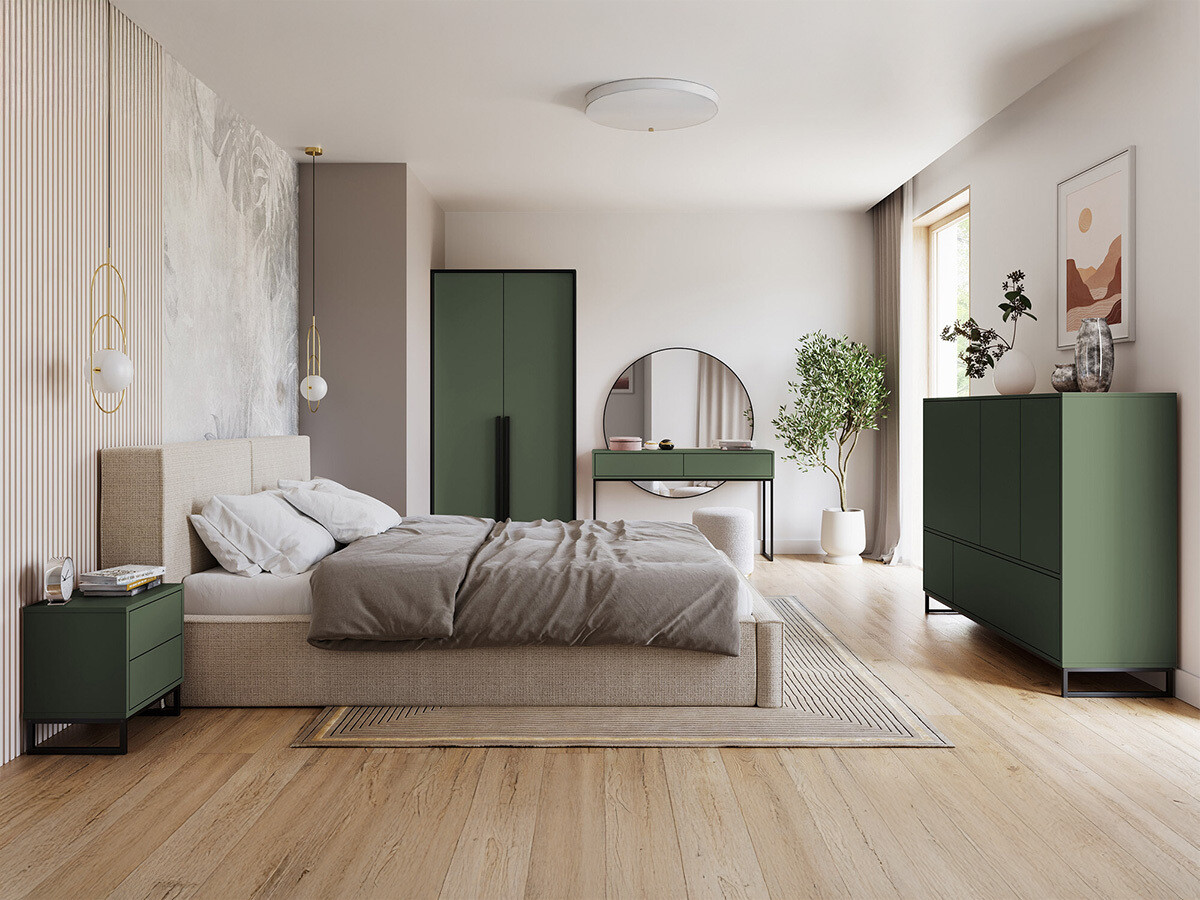 Прикроватная тумбочка Calcalo 104 (Зелёный)