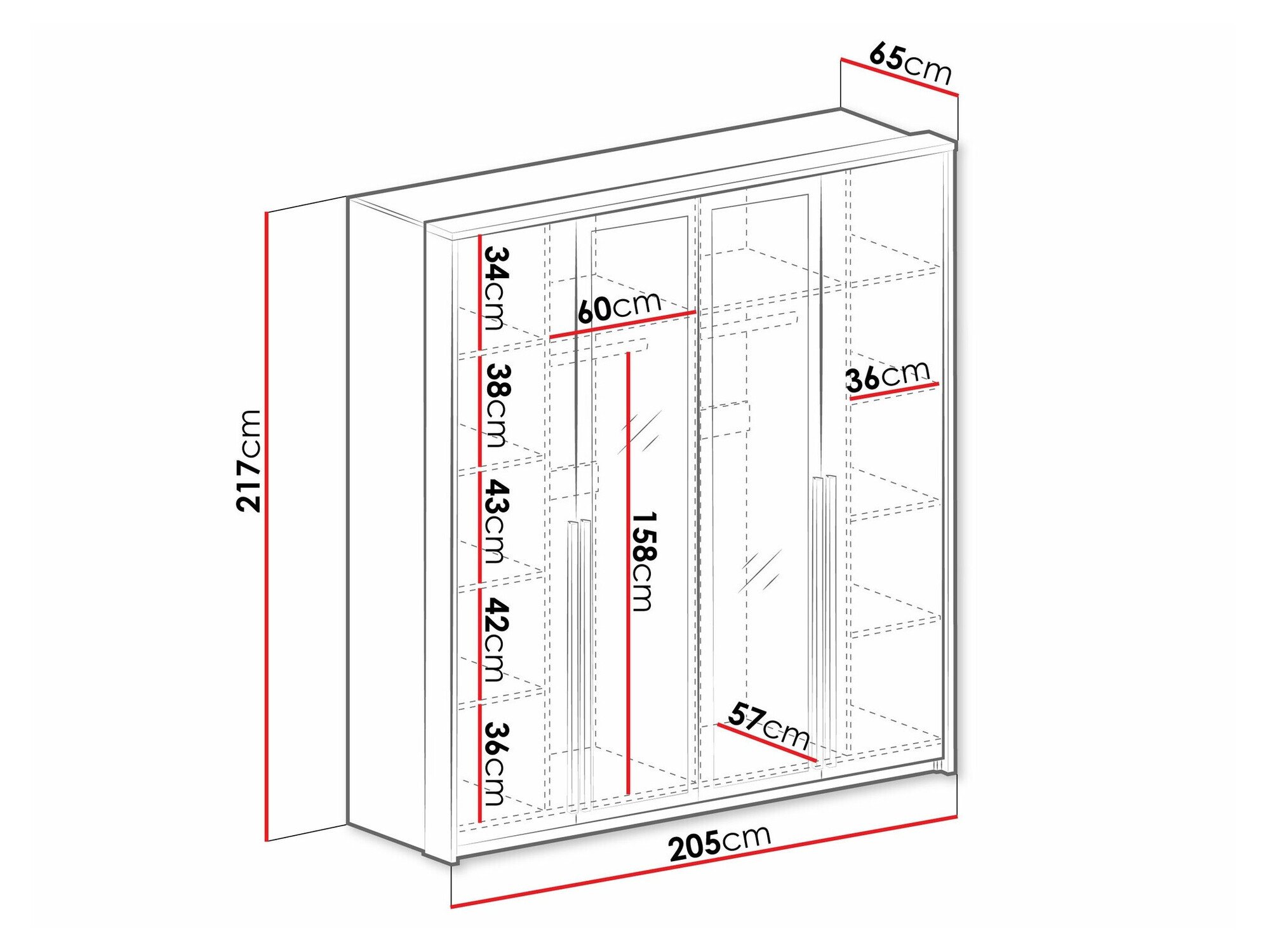 Шкаф Honolulu 242