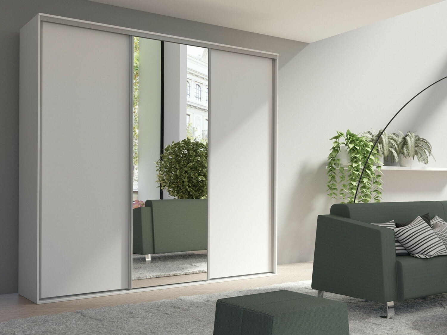 Skapis Murrieta 145 (Balts)