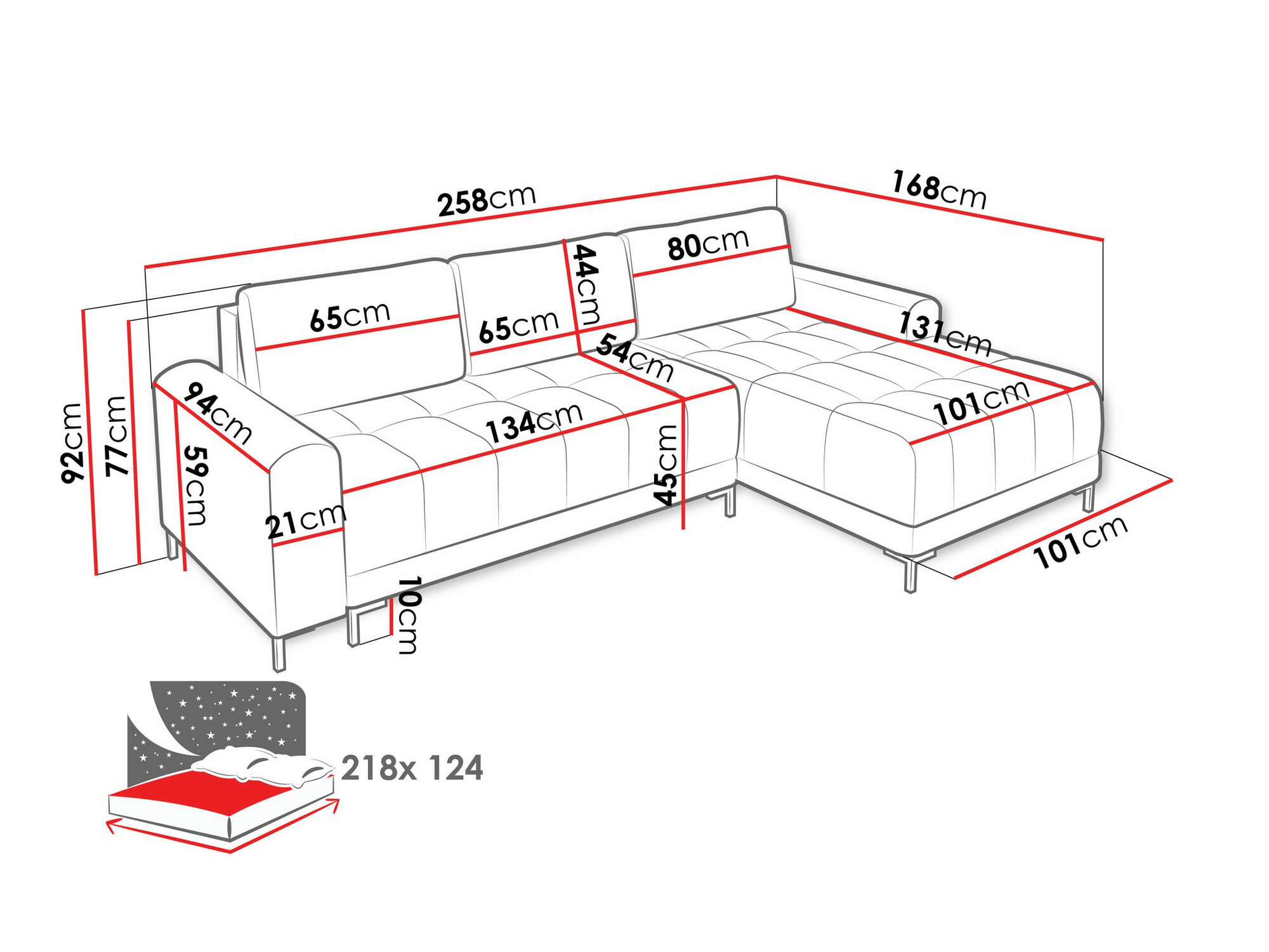 Stūra dīvāns Stonecrest 100 (Velo 621)