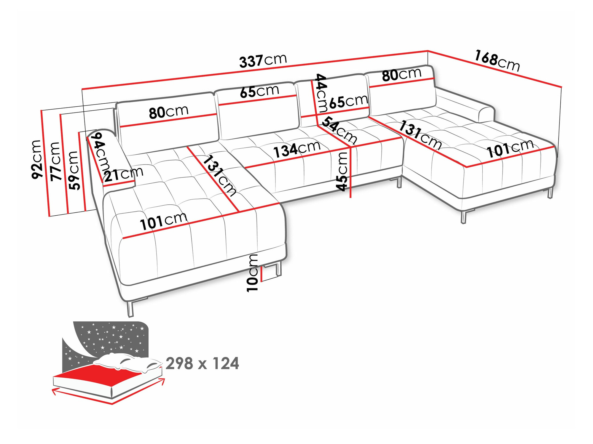 Stūra dīvāns Stonecrest 101 (Velo 635)