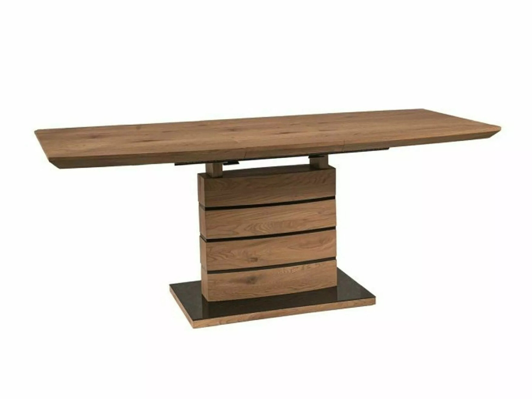 Cтол Detroit 569 (Дуб + Глянцевый черный)