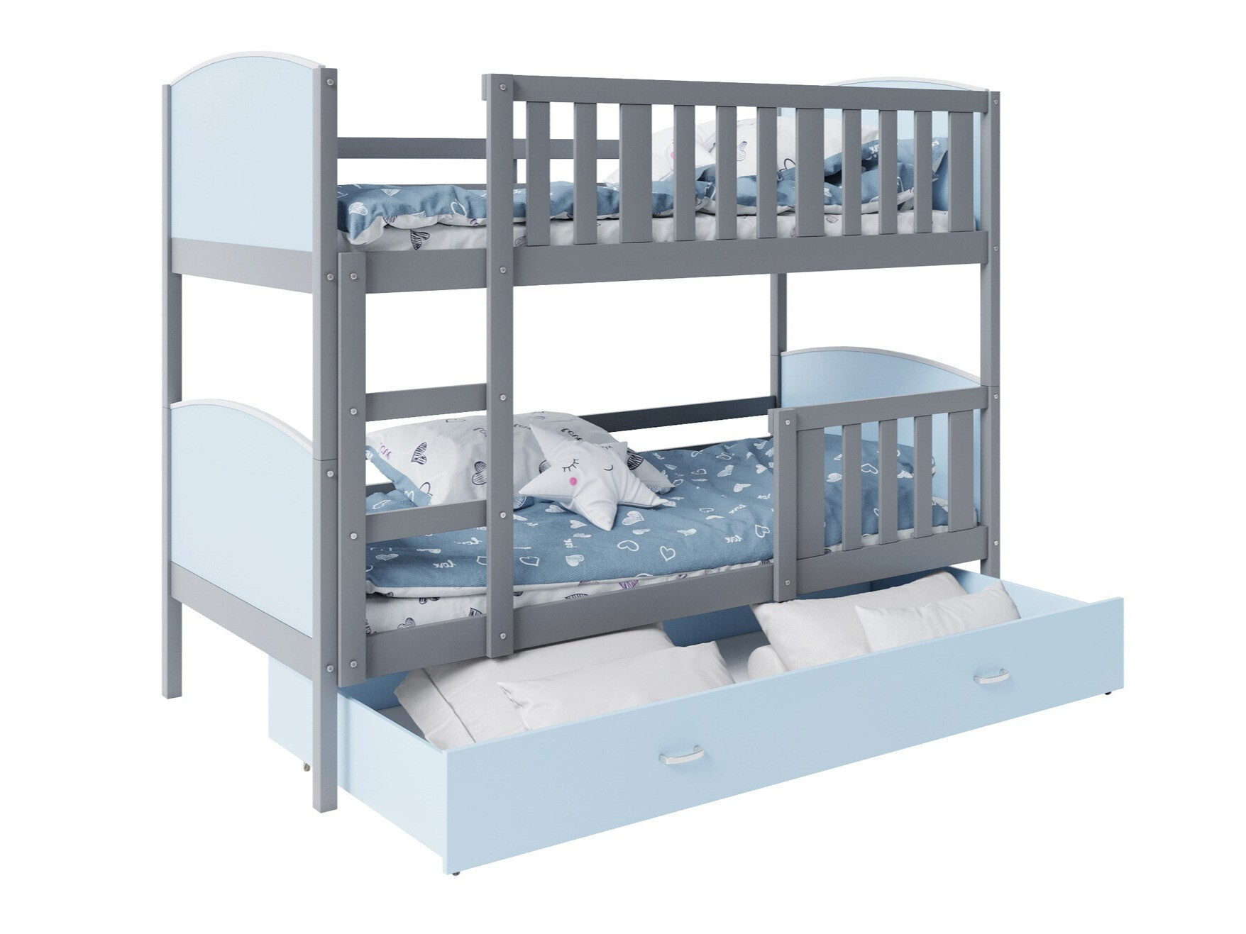 Двухъярусная кровать Aurora 113 (Серый)