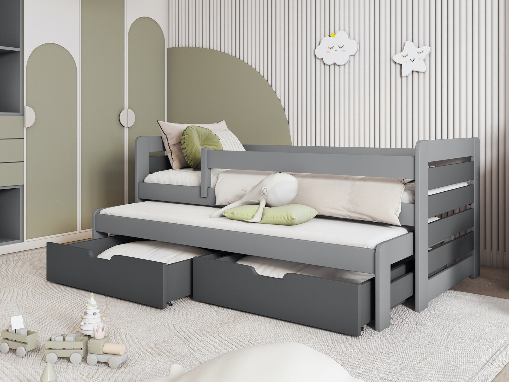 Gulta Henderson 128 (Pelēks + Grafīts)