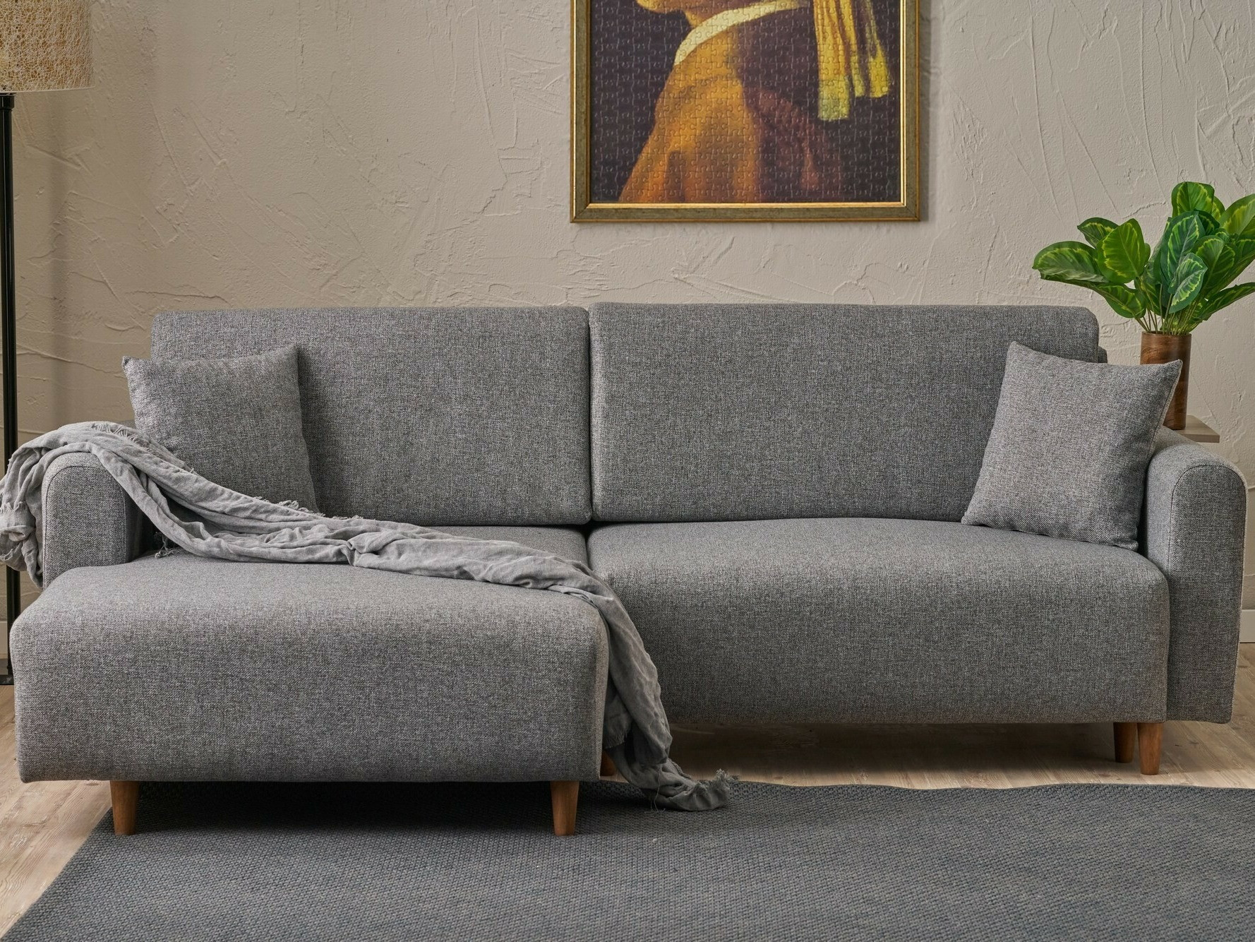 Stūra dīvāns Altadena 592 (Pelēks)