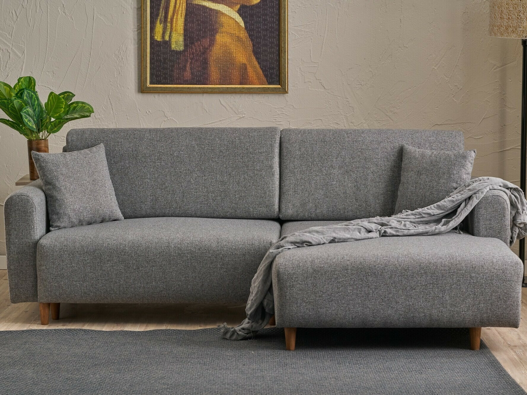 Stūra dīvāns Altadena 592 (Pelēks)