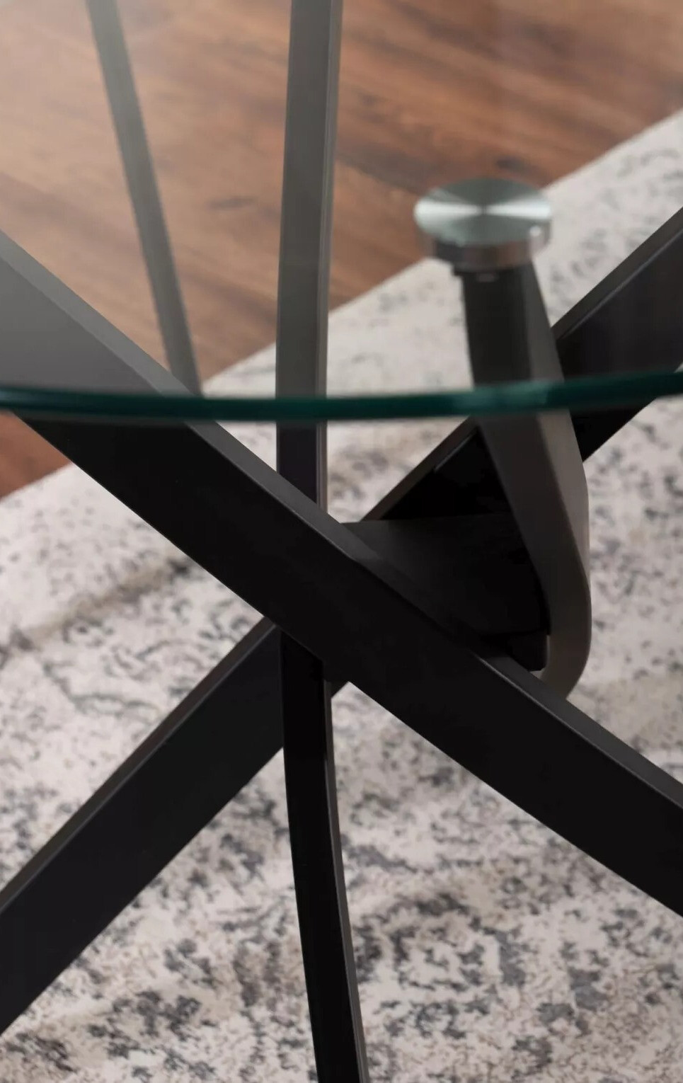 Žurnālu galdiņš Detroit 574 (Melns)