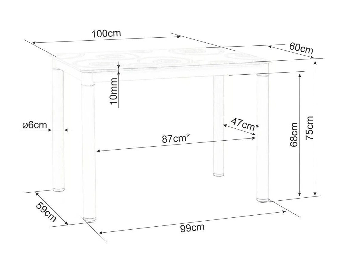 Cтол Detroit 589 (Artisan дуб)