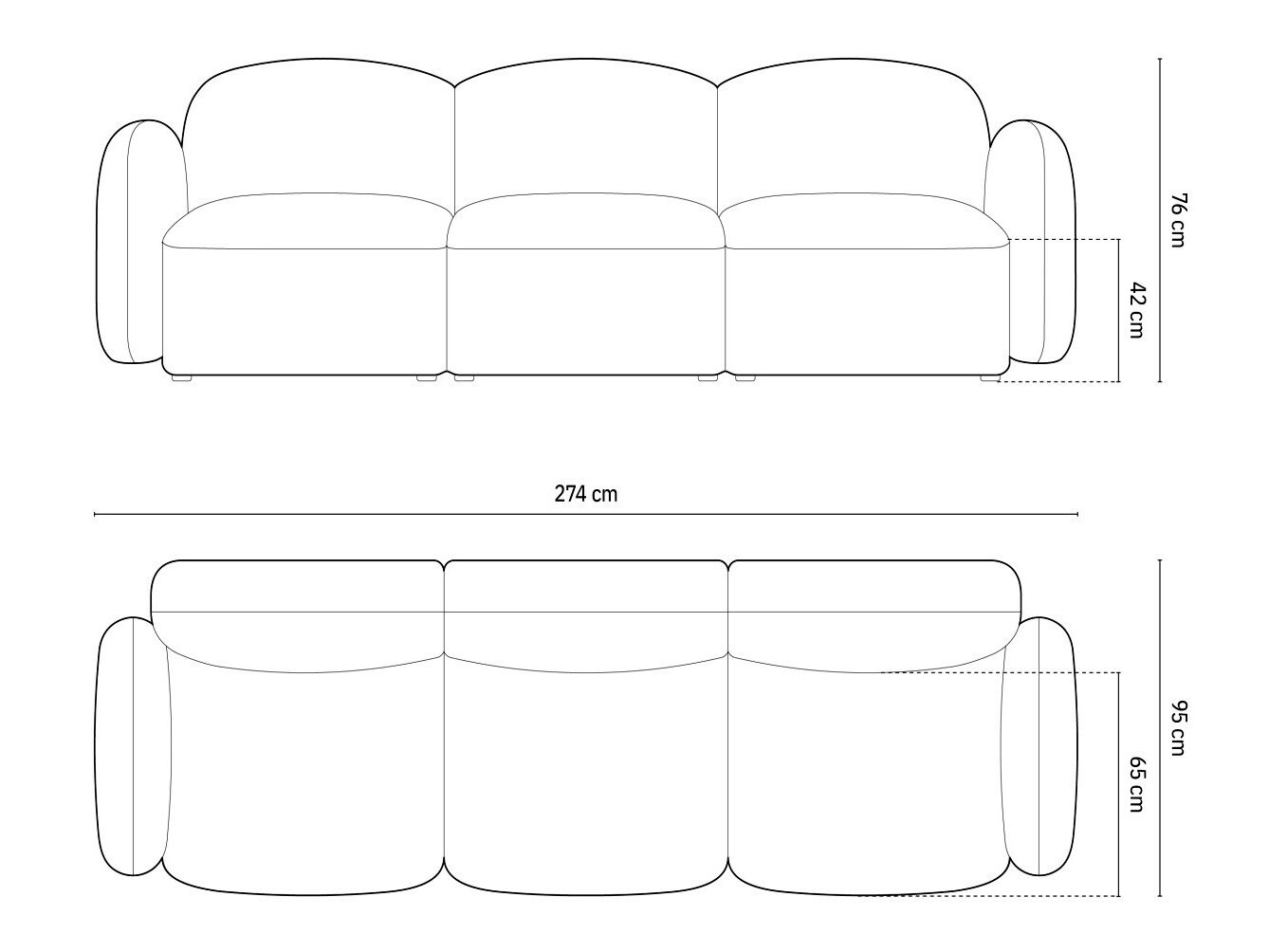 Dīvāns Tolmira 101 (Casino Zils)