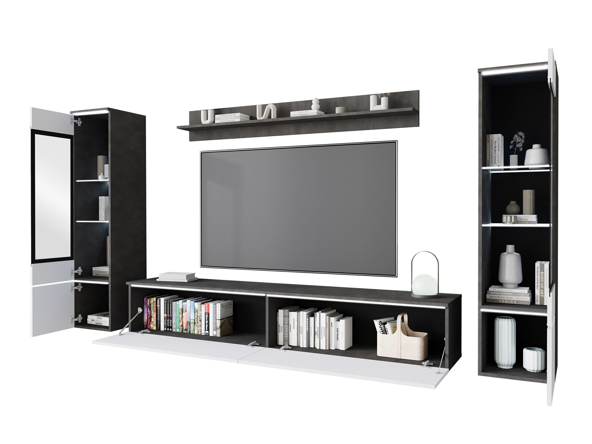 Набор для гостиной Sarasota 126 (Черный мрамор)