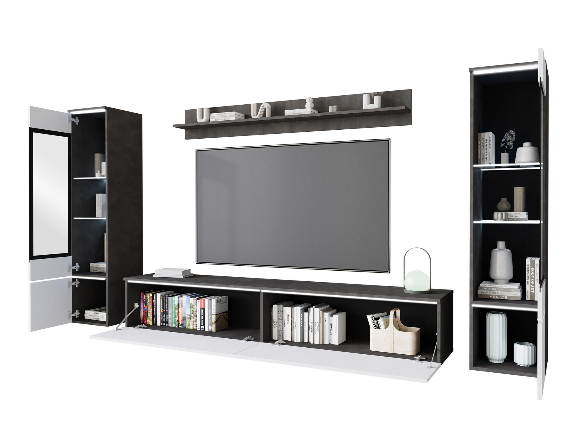 Набор для гостиной Sarasota 126 (Черный мрамор)