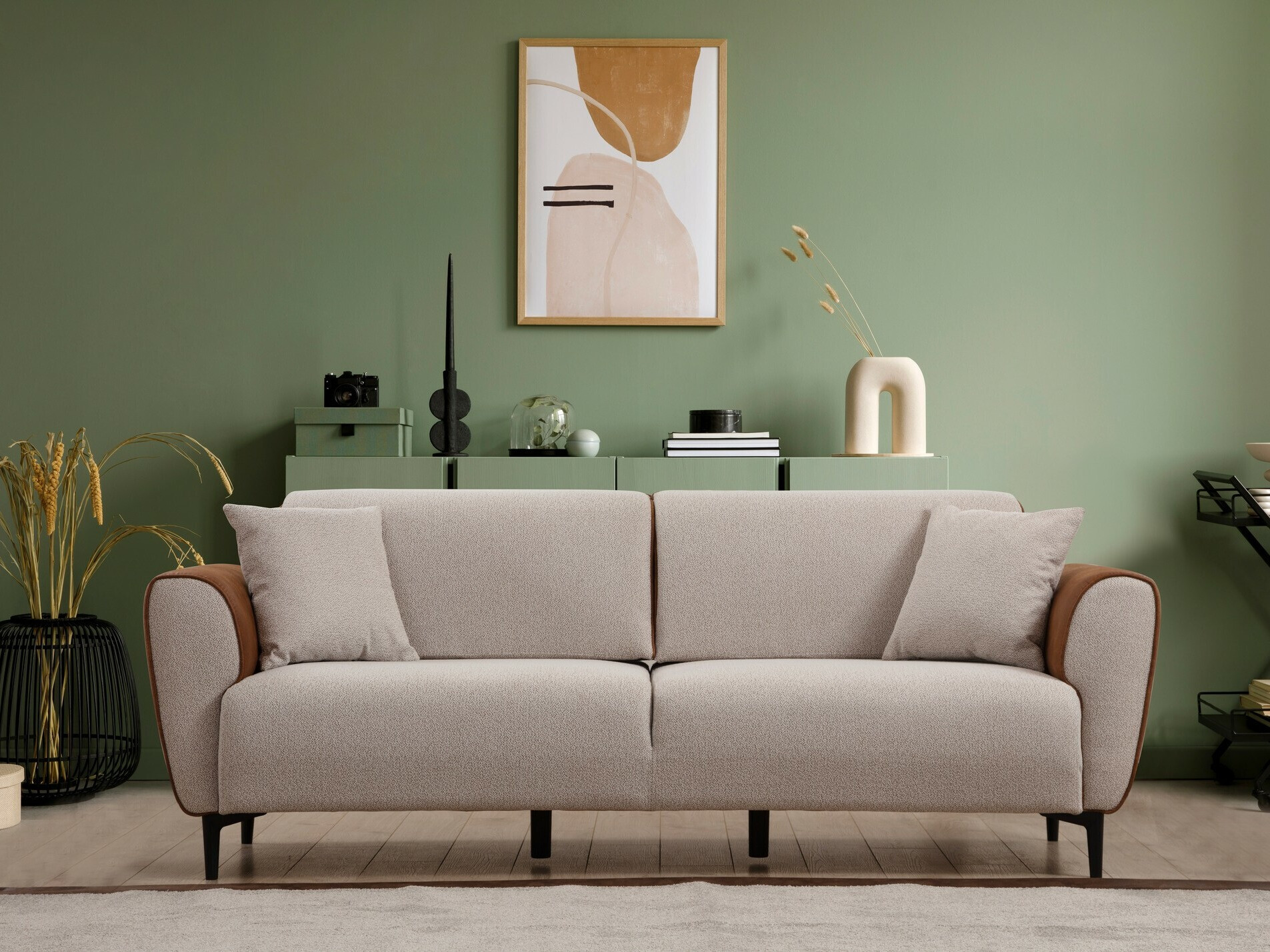 Диван Altadena 593 (Коричневый + Бежевый)