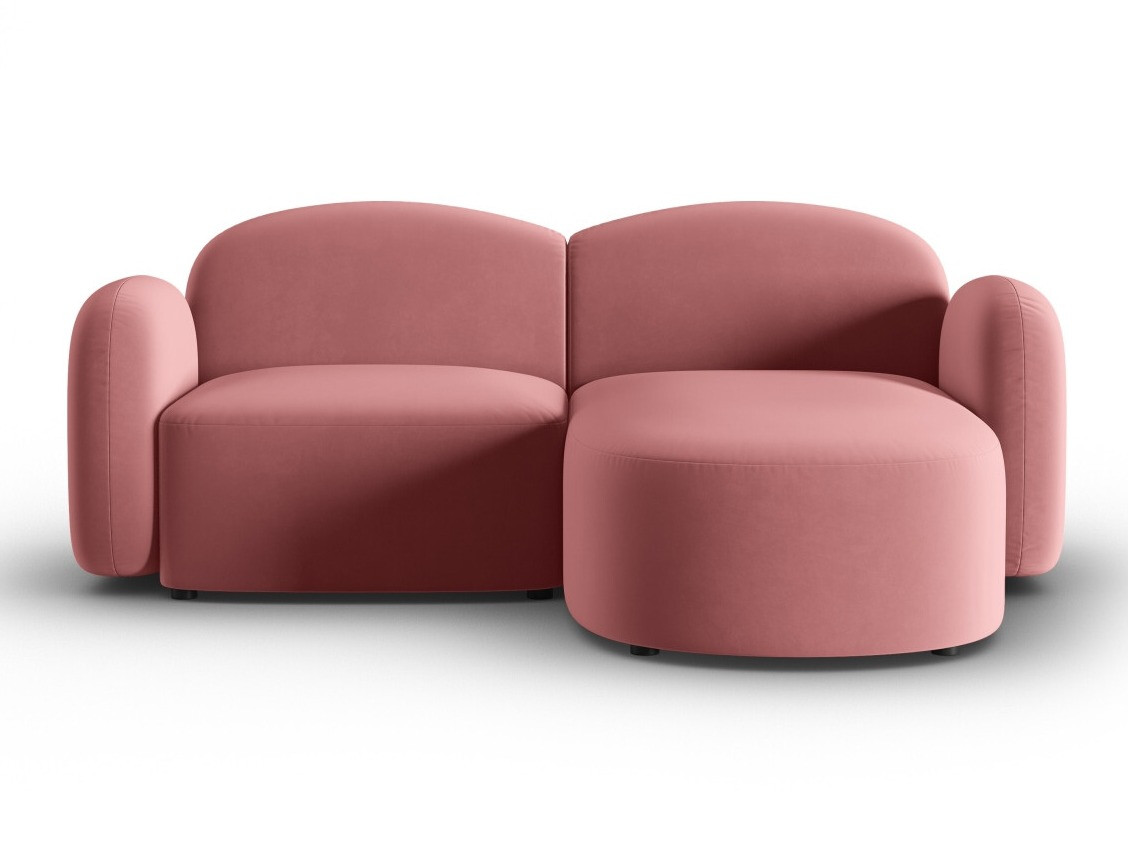 Stūra dīvāns Tolmira 102 (Casino Tumši rozā)