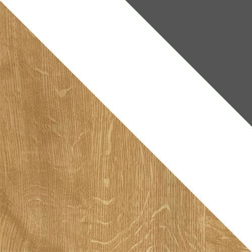 Письменный cтол Balvire 111 (Светлый дуб + Белый + Серый)