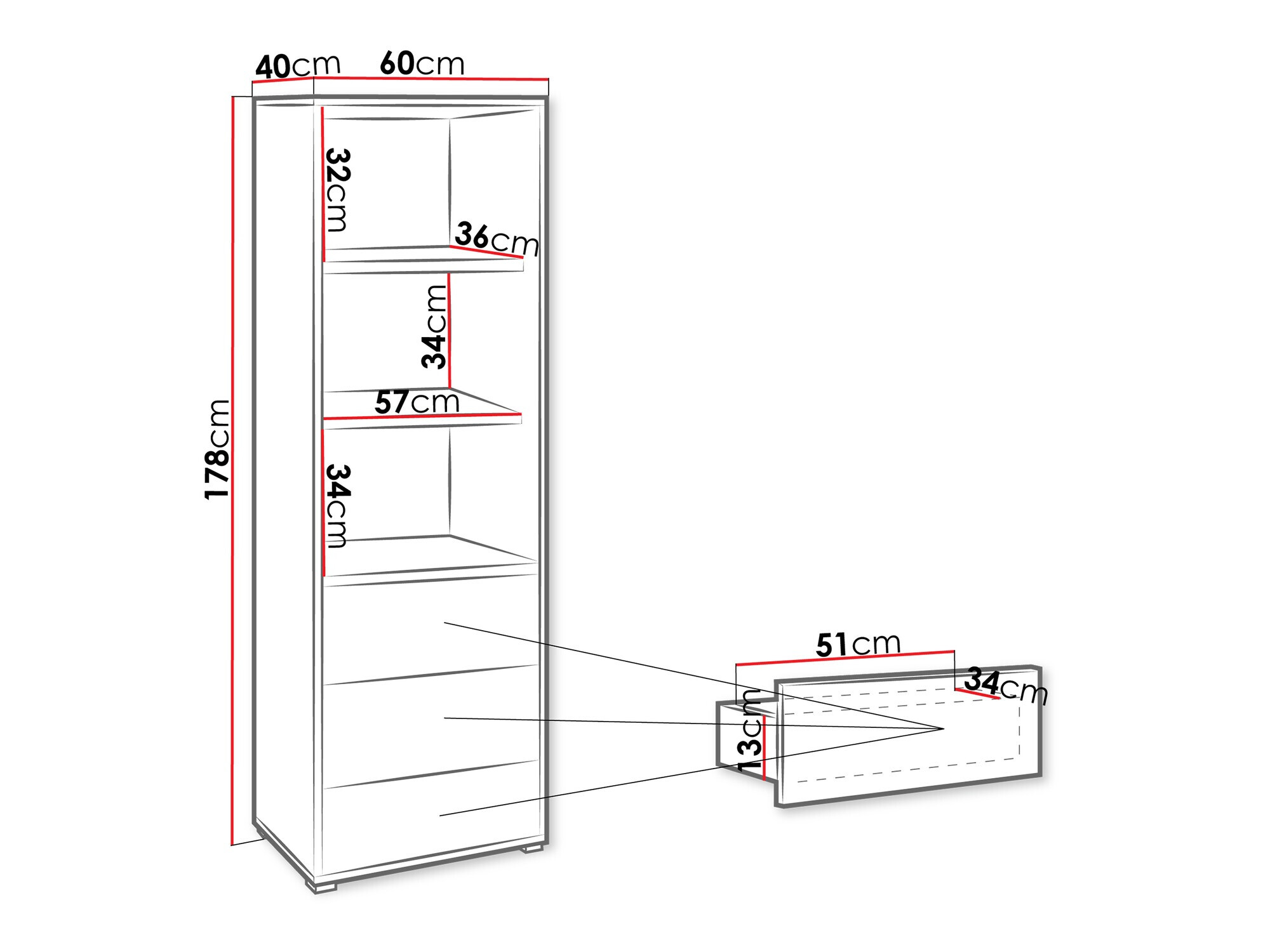 Plaukts Comfivo Fersoe 105 (Kašmirs)