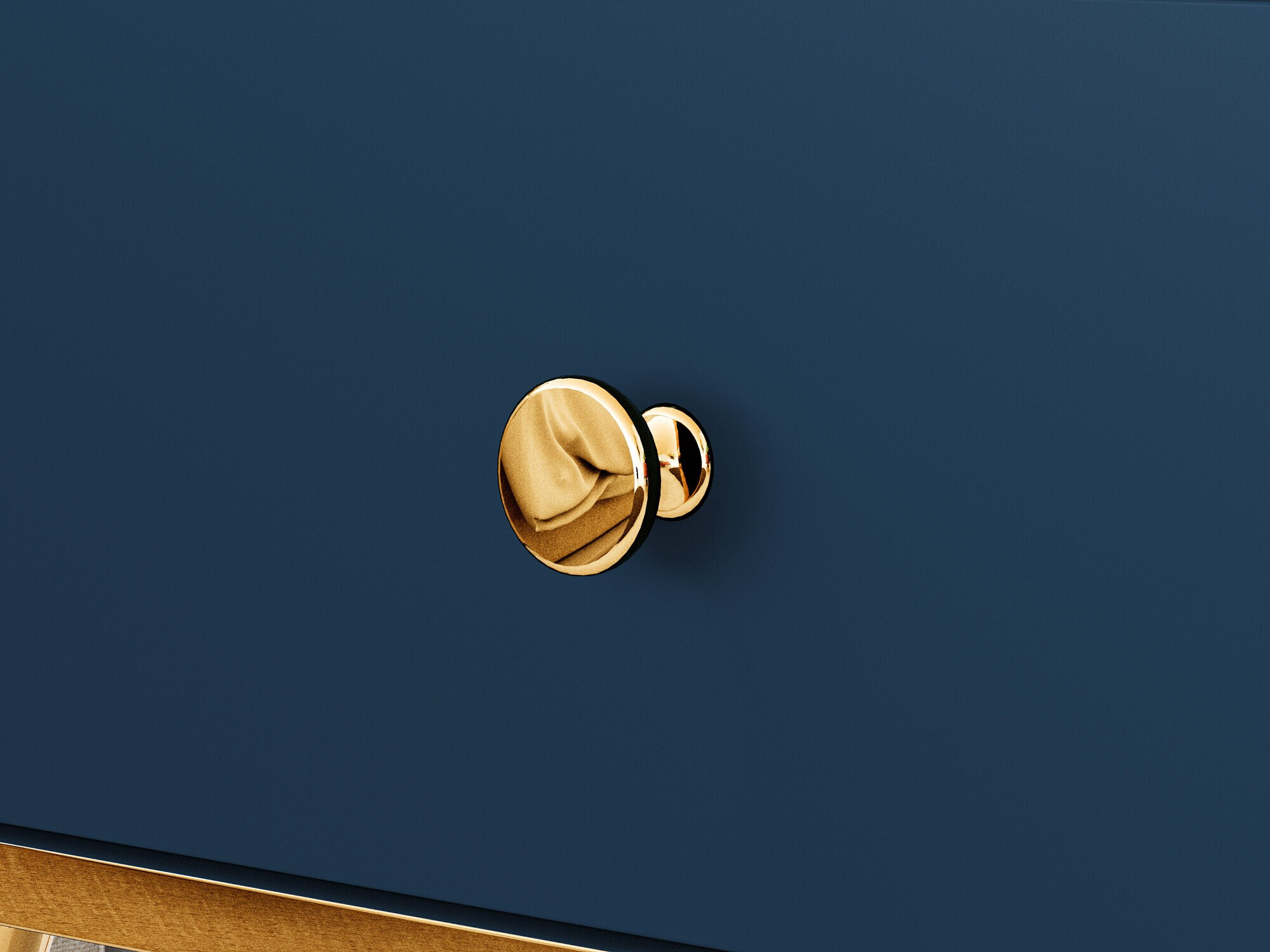 Naktsgaldiņš Flonovu 111 (Tumši zils + Zelta)