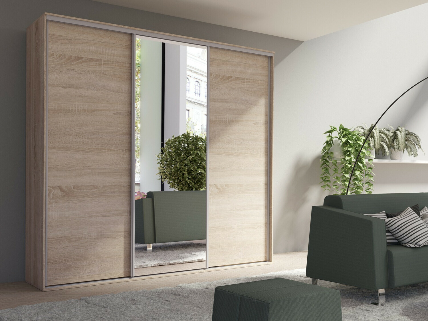 Skapis Murrieta 181 (Sonomas ozols)