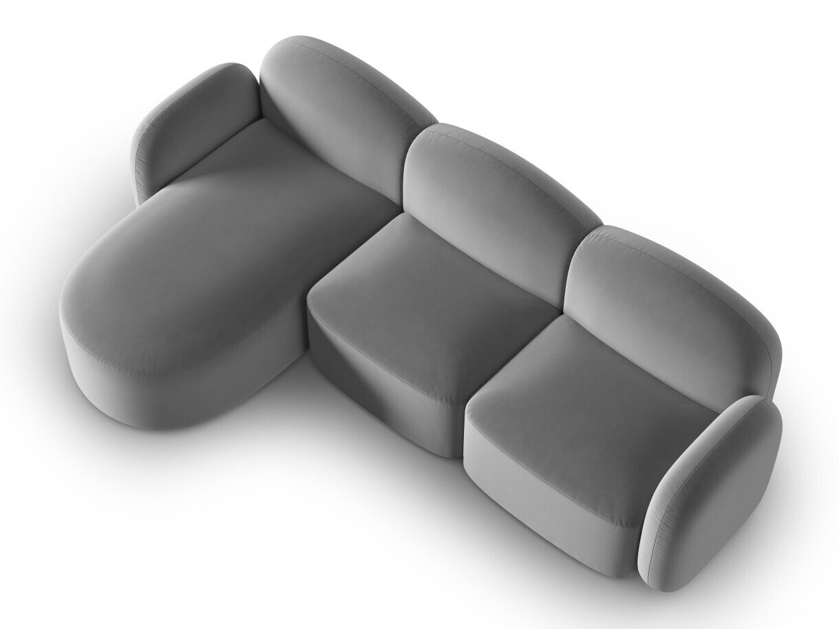 Stūra dīvāns Tolmira 104 (Casino Gaiši pelēks)