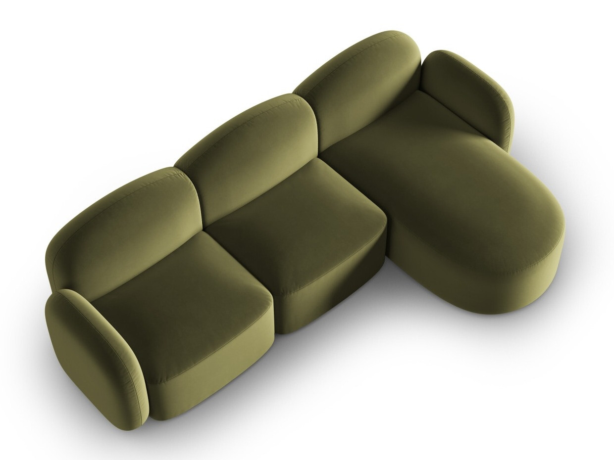 Stūra dīvāns Tolmira 104 (Casino Gaiši zaļa)