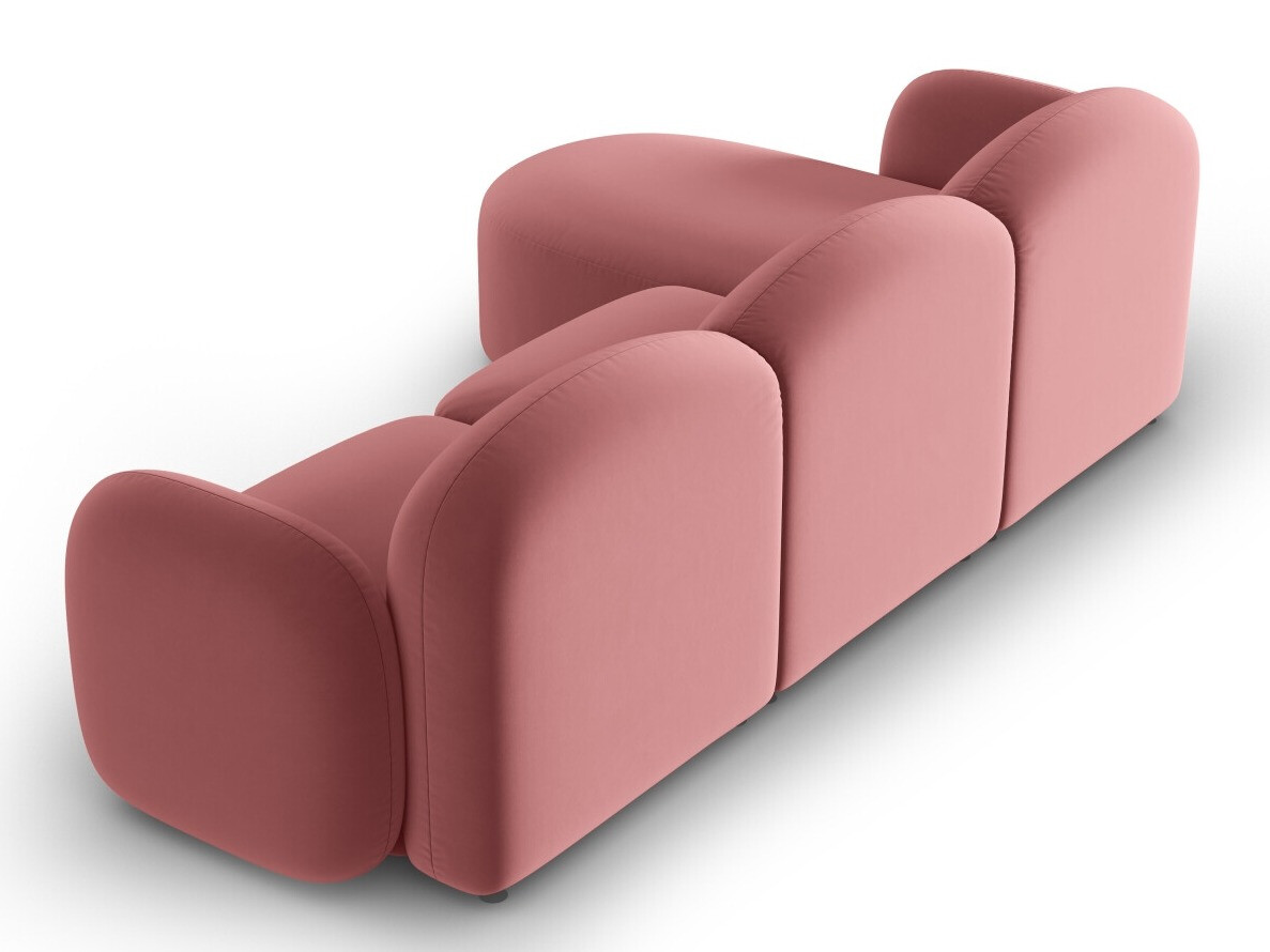 Stūra dīvāns Tolmira 104 (Casino Tumši rozā)