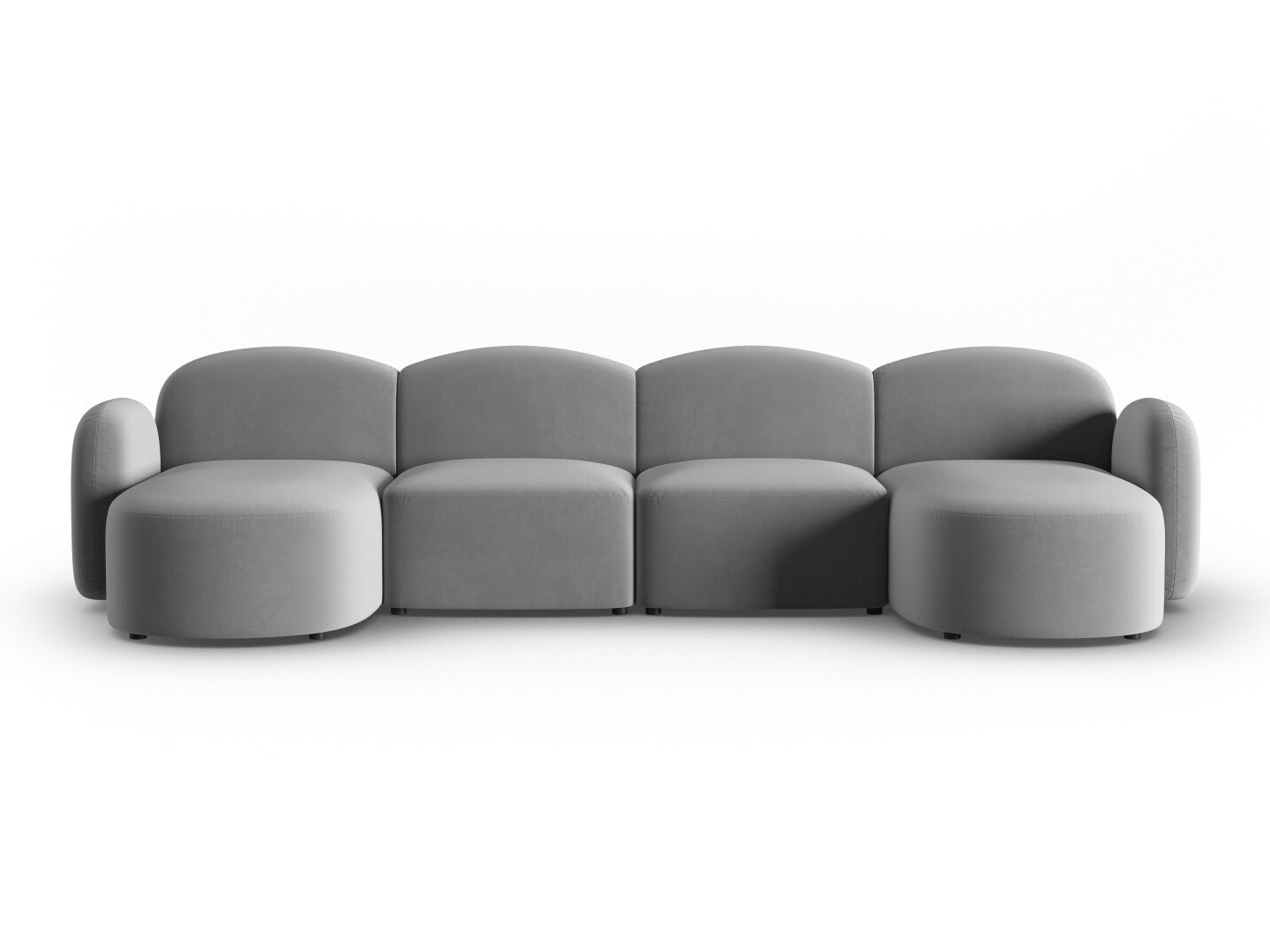 Stūra dīvāns Tolmira 105 (Casino Gaiši pelēks)