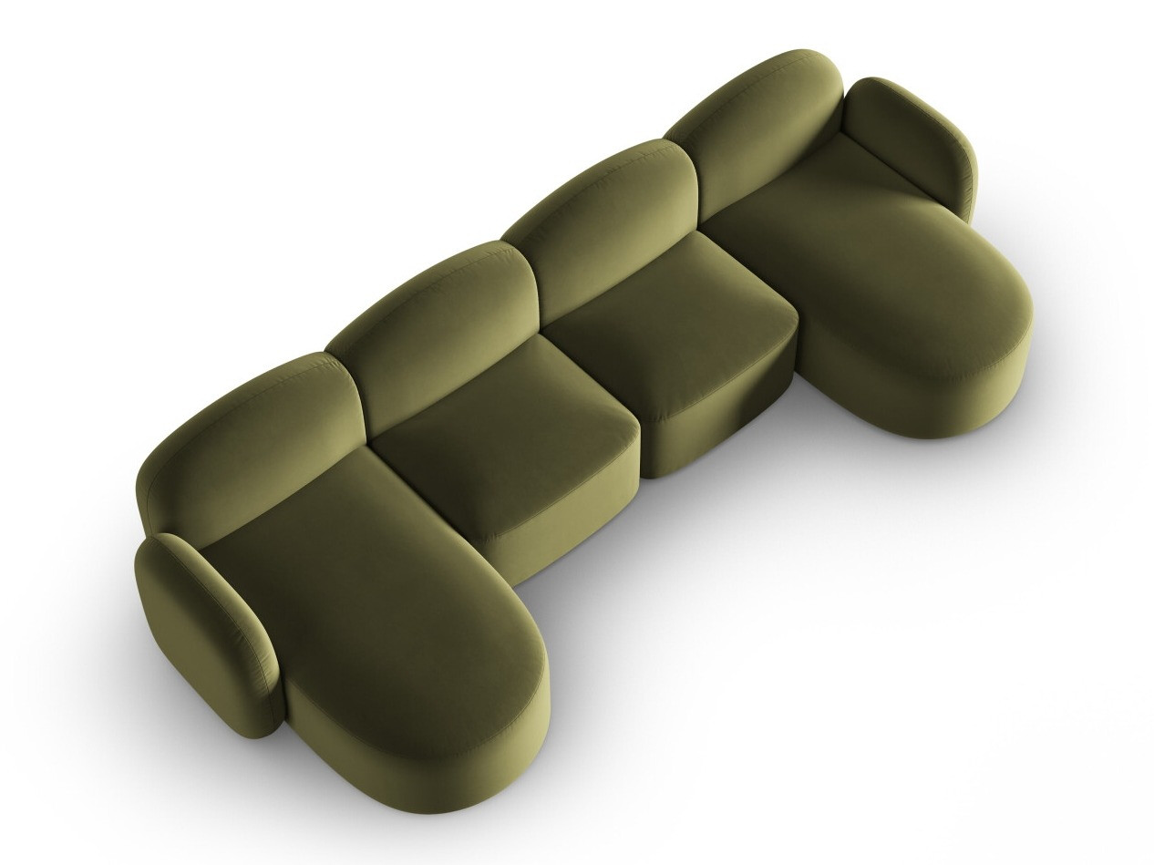 Stūra dīvāns Tolmira 105 (Casino Gaiši zaļa)