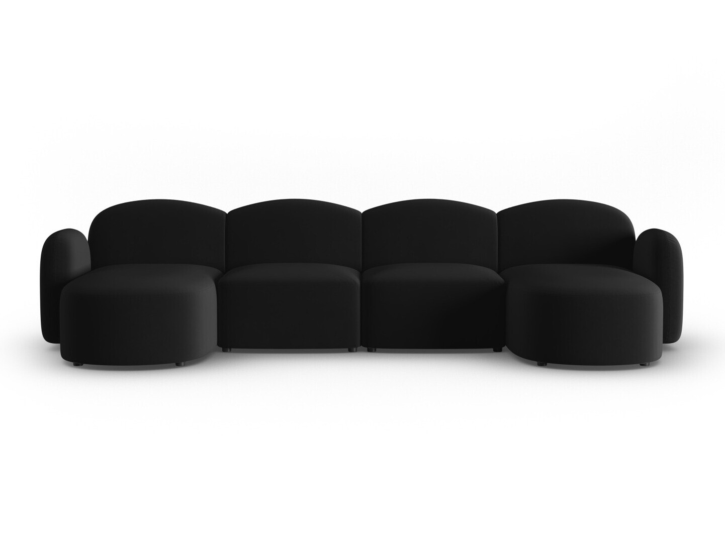 Stūra dīvāns Tolmira 105 (Casino Melns)