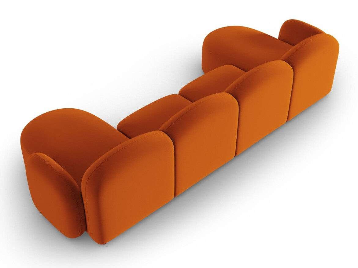 Stūra dīvāns Tolmira 105 (Casino Oranžs)