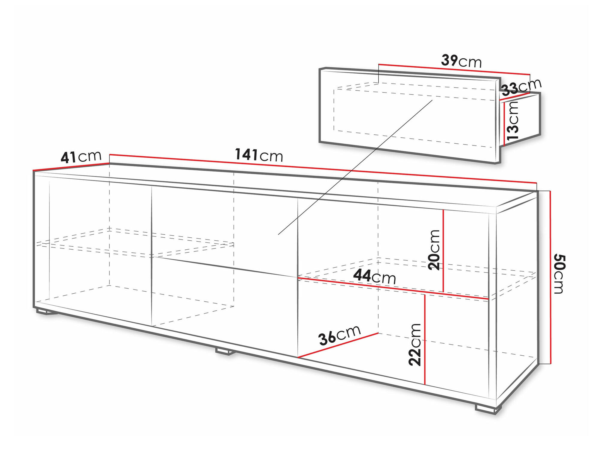 ТВ тумба Comfivo Fersoe 109 (Кашемир)