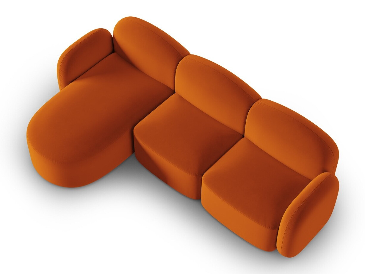 Угловой диван Tolmira 104 (Casino Оранжевый)