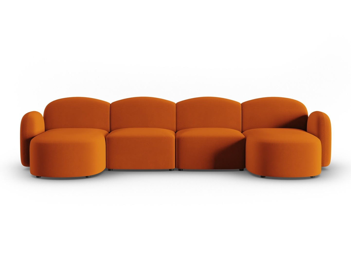 Угловой диван Tolmira 105 (Casino Оранжевый)