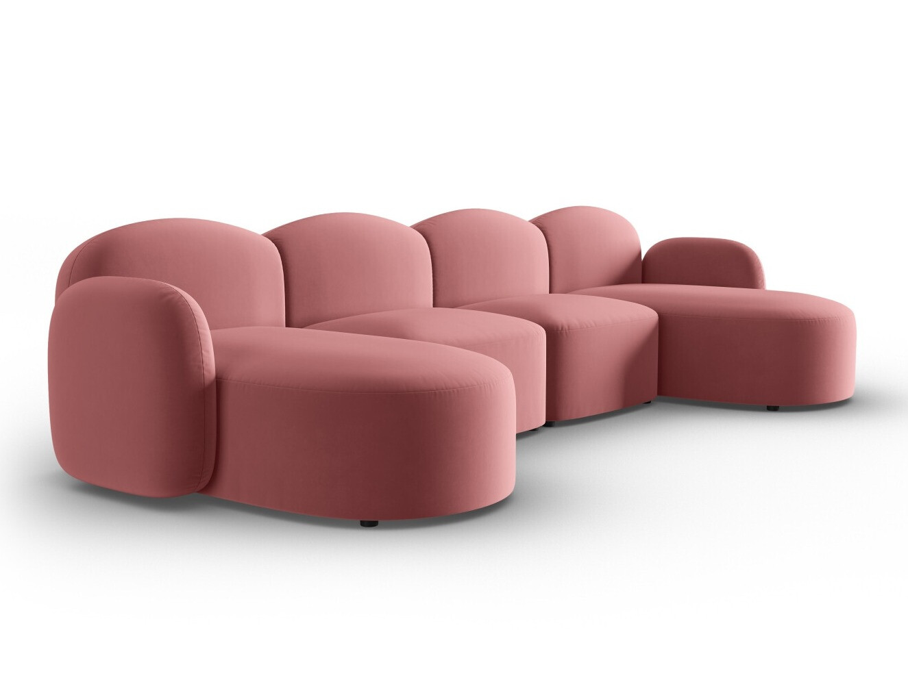 Угловой диван Tolmira 105 (Casino Розовый)