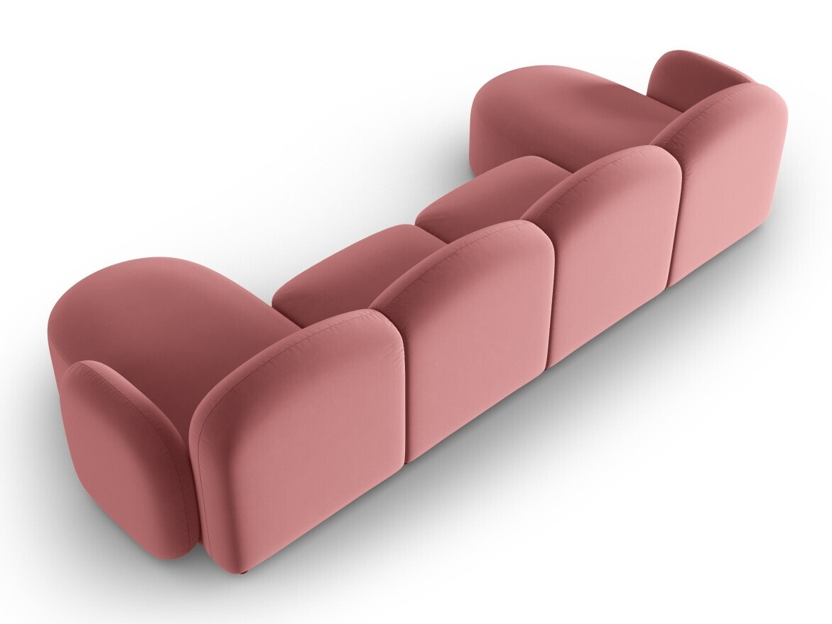 Угловой диван Tolmira 105 (Casino Розовый)