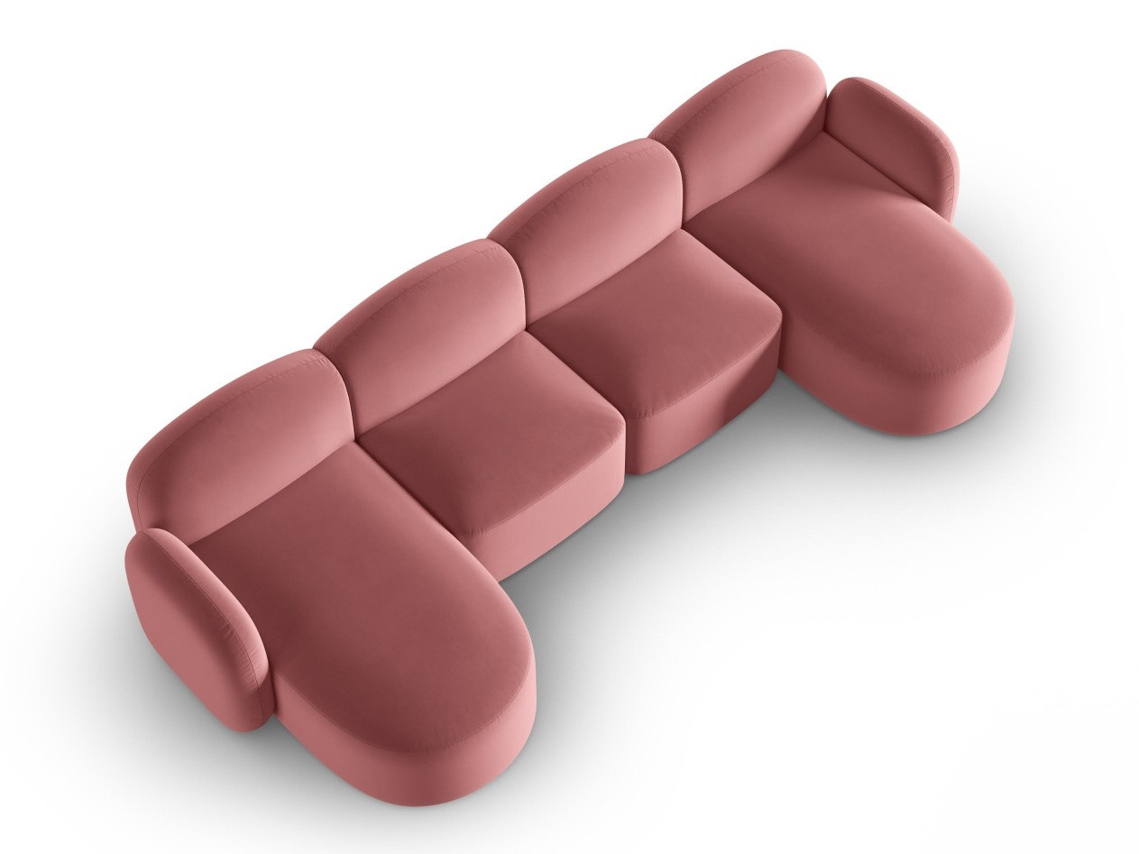 Угловой диван Tolmira 105 (Casino Розовый)