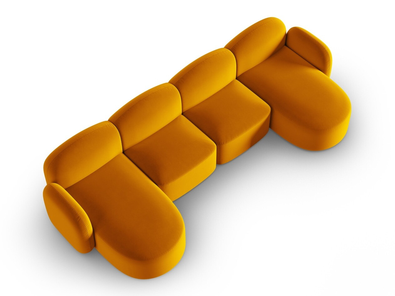 Угловой диван Tolmira 105 (Casino Желтый)