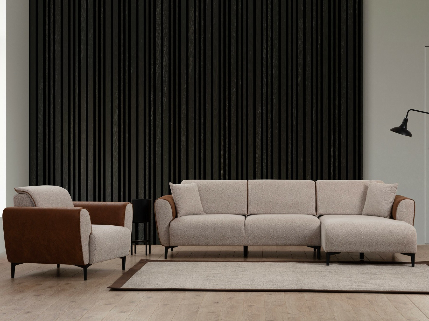 Stūra dīvāns Altadena 594 (Labais)