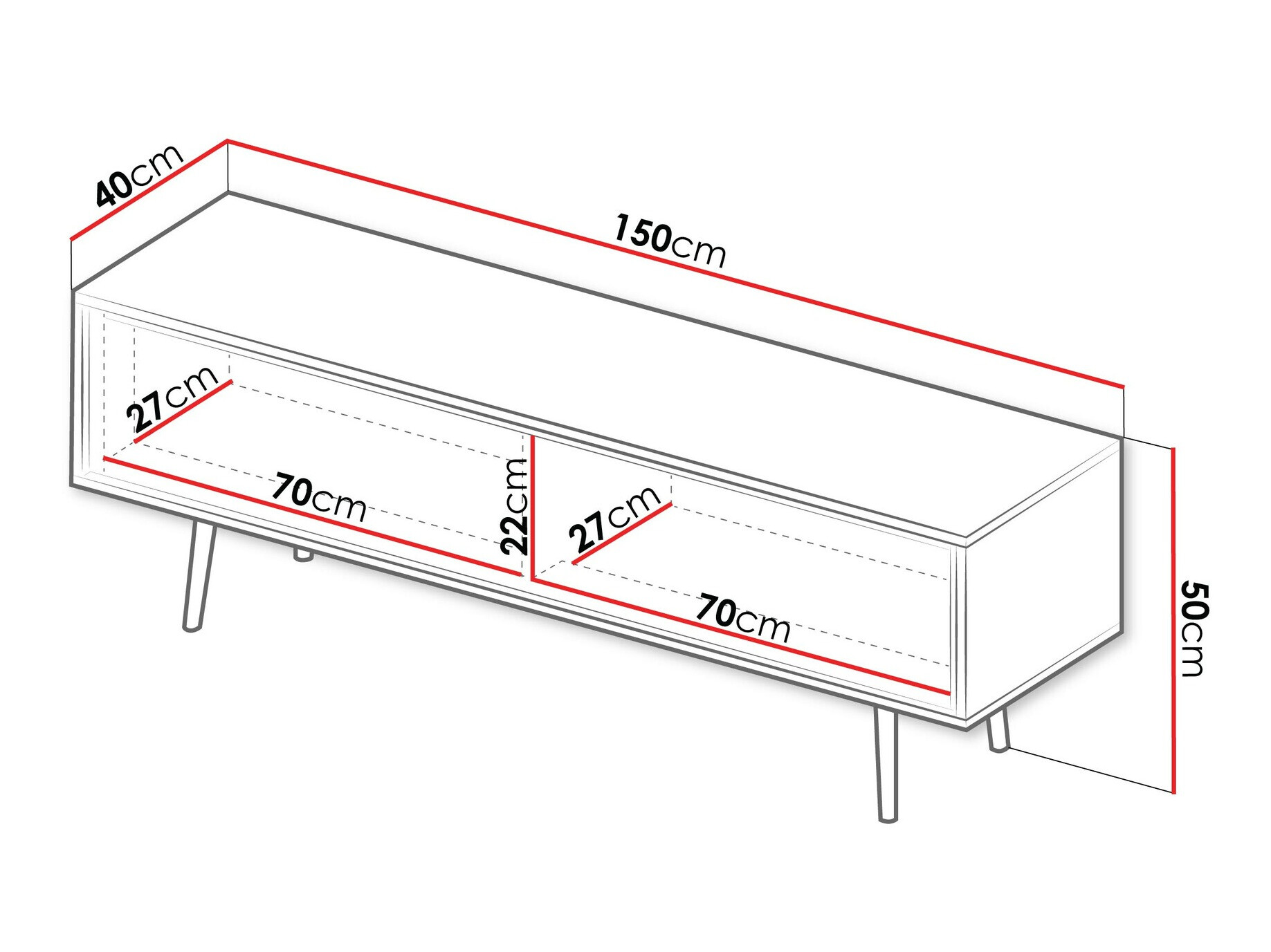 TV galds Providence 191 (Kašmirs)