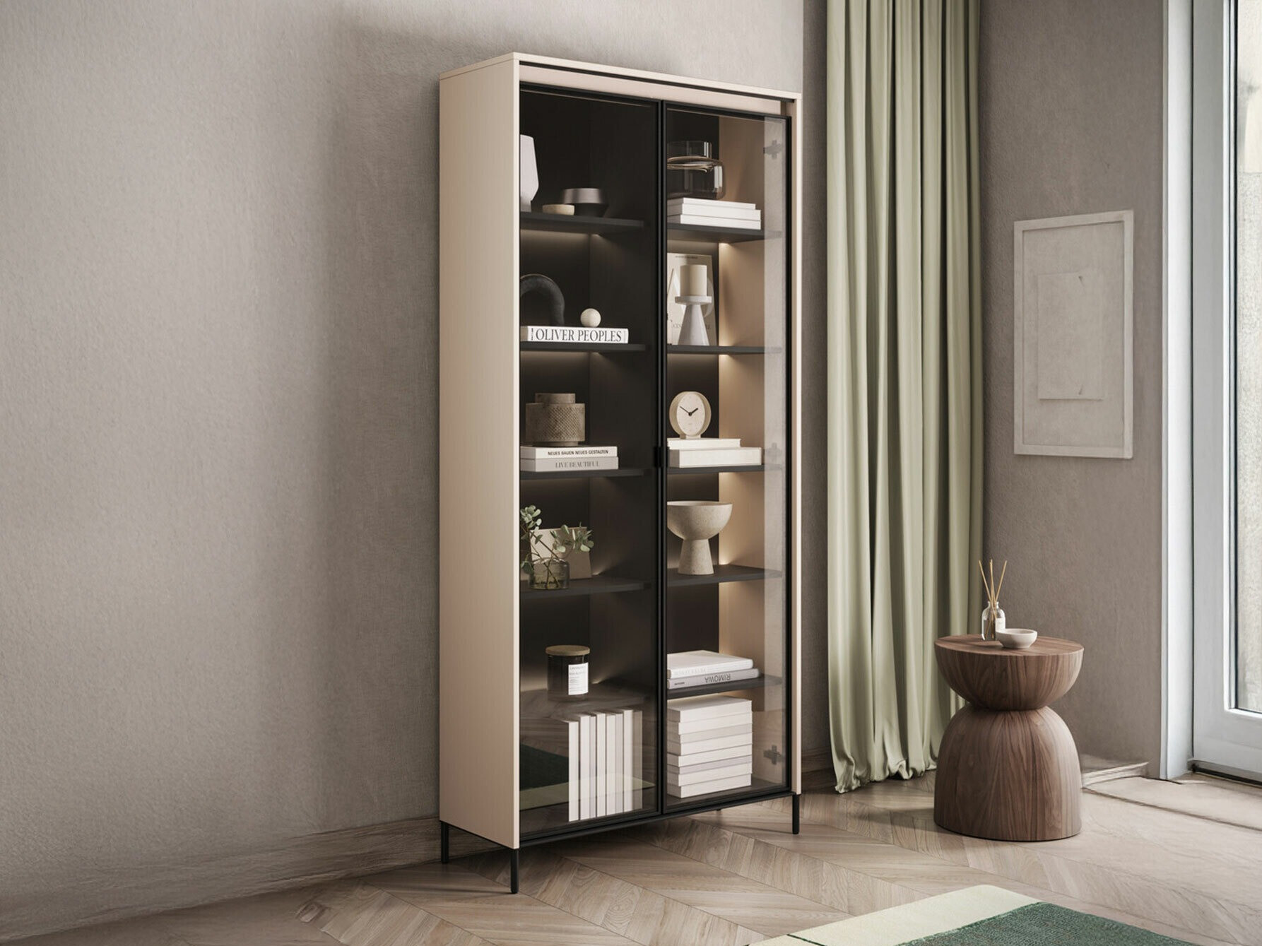 Plaukts Fernolu 106 (Bēšs + Melns)